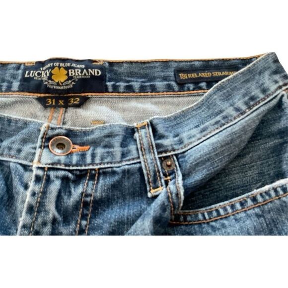 Men’s Lucky Brand 181 Relaxed Straight Jeans 31 X 32 - Picture 4 of 4